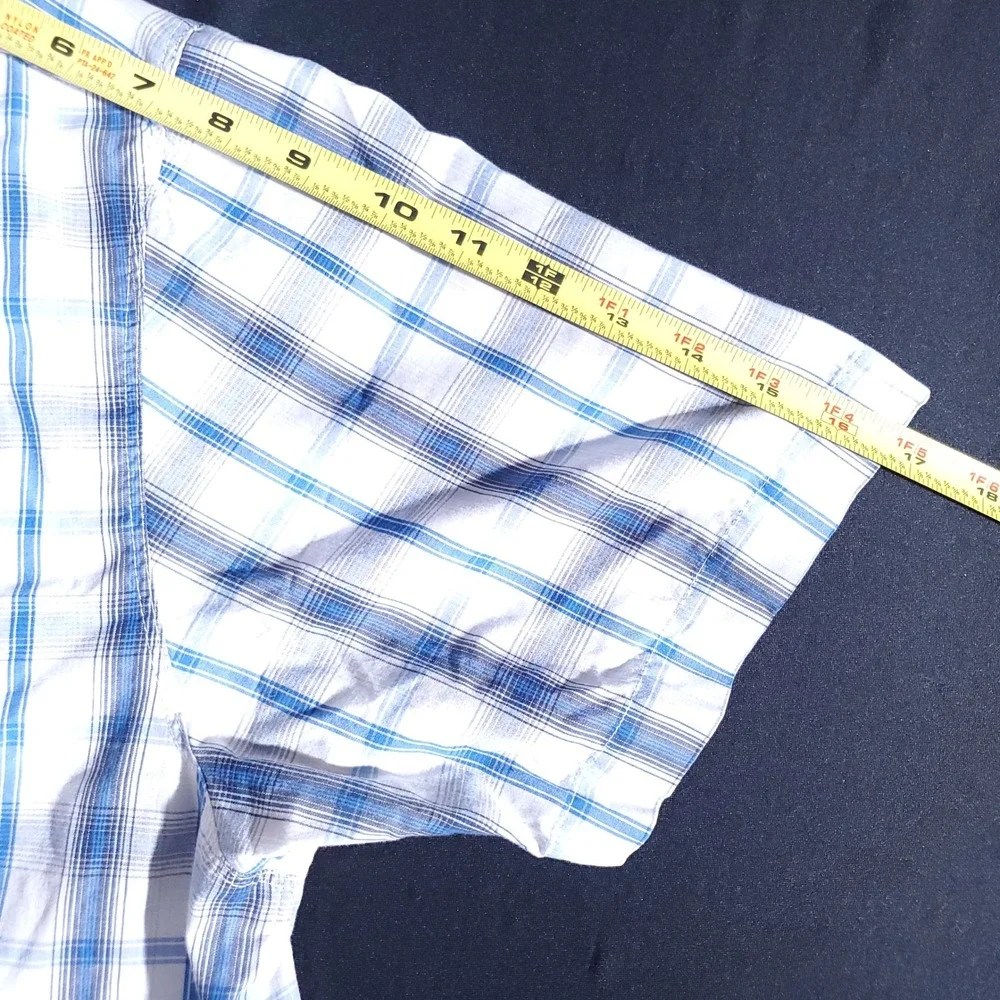 The North Face Button Up Shirt Mens‎ L Plaid Short Sleeve Casual Outdoor Hiking